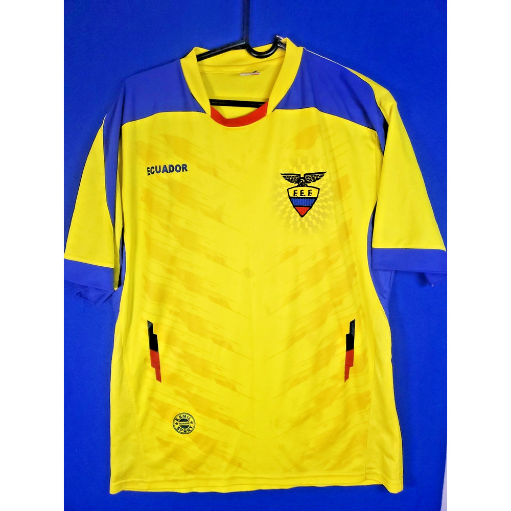 Vintage MARATHON Ecuador National Team 2006-07 Soccer "Si Se Puede" Shirt Large